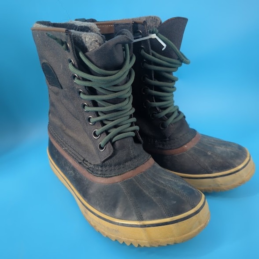 Sorel 1964 Premium T Mens 7 Waterproof Winter Boots Black NM1560-010